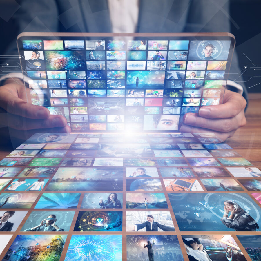 video hosting website. movie streaming service. digital photo al